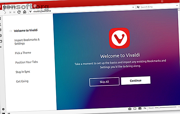 Navigateur Web Vivaldi sur Linux
