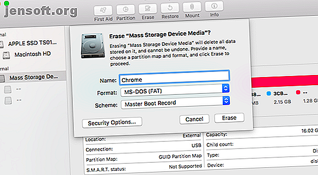 Formater un lecteur USB avec Disk Utility sur macOS