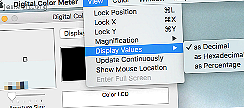 Digital Color Meter Sélecteur de couleur pour formats Mac