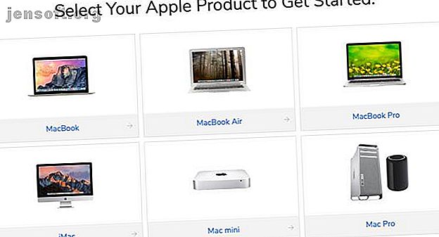 Sélection de votre appareil sur Mac of All Trades