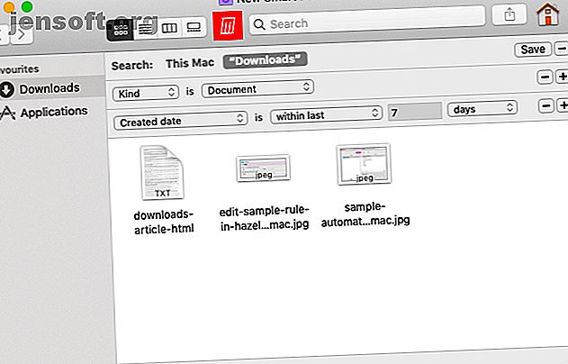 Création d'un dossier intelligent dans le Finder sur Mac