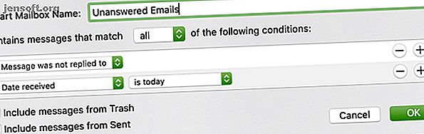 Smart Mailbox pour les e-mails sans réponse Mac Mail