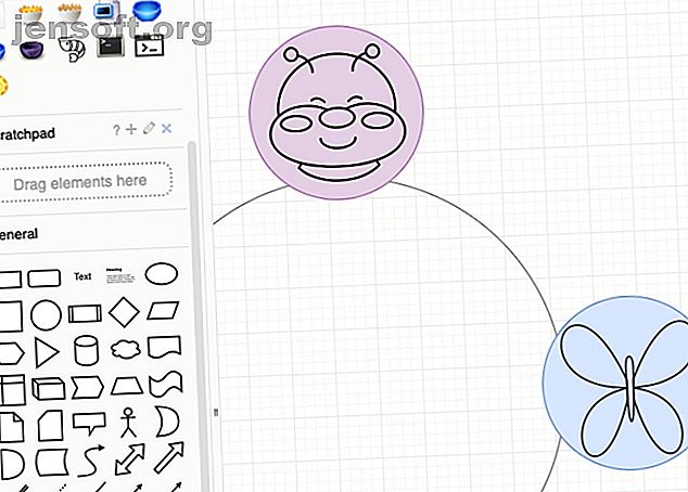 Création d'un diagramme dans l'application Mac Draw.io