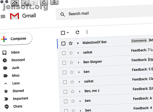 Elsker Gmail og skulle ønske du kunne bruke det på Mac-skrivebordet?  Disse appene bringer Gmail sitt kjente grensesnitt til Mac-en.