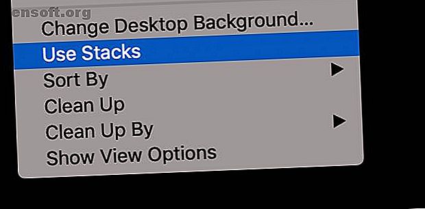 Activer Stacks pour le bureau Mac
