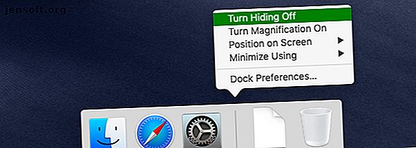 Kan du ikke finde Dock eller opdage en manglende menu på din Mac?  Sådan gendannes skjulte elementer i macOS.