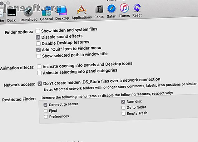 Möchten Sie Ihren Mac sicher und ohne Verwendung des Terminals optimieren?  Mit diesen Apps können Sie mit wenigen Klicks Änderungen an macOS vornehmen.