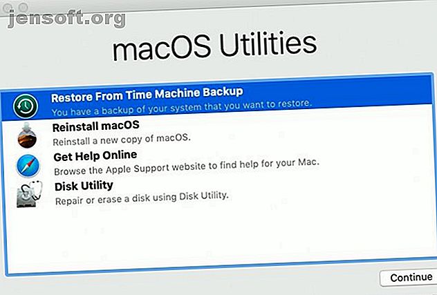 macos downgrade restauration depuis time machine