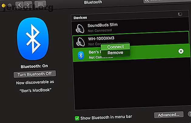 Mac Retirer le périphérique Bluetooth
