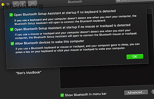 Options Bluetooth avancées Mac