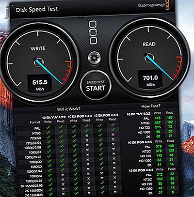 Blackmagic Disk Speed ​​Test Mac