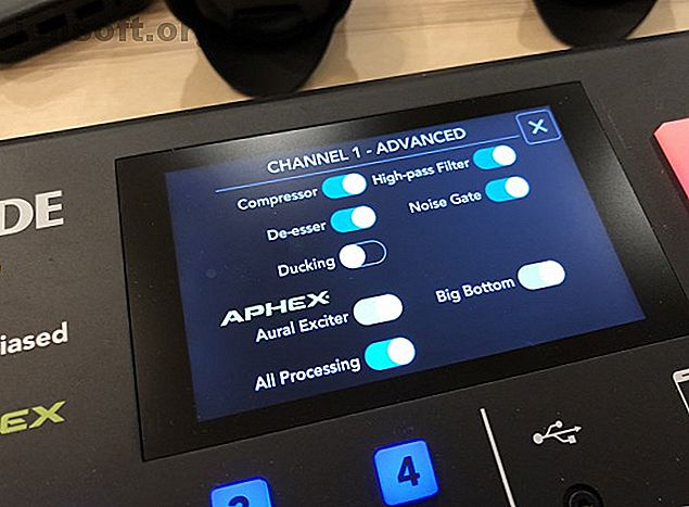 Rodecaster Pro Options avancées