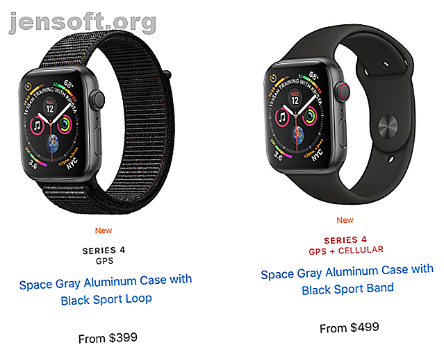 Apple Watch série 4: le roi incontesté des montres intelligentes Variations Apple Watch