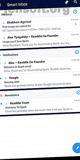 Inbox, il client di posta elettronica alternativo di Google, è stato chiuso.  Diamo un'occhiata a Spark e perché può essere un sostituto adatto.