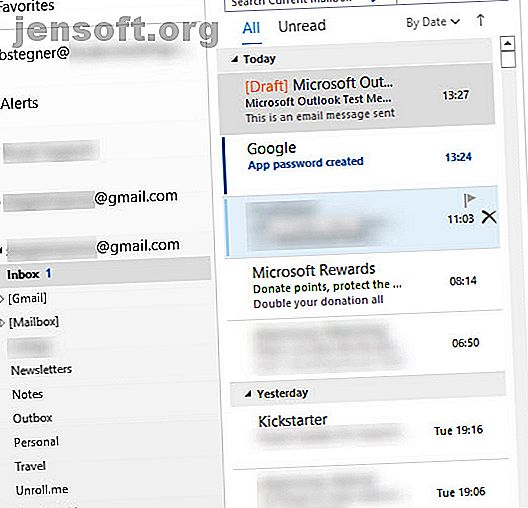 Outlook Gérer Gmail