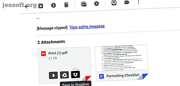 Enregistrer les pièces jointes Gmail sur Dropbox avec cette extension Chrome