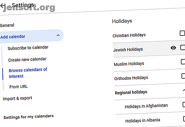 Mantenga un registro de todo en su Calendario de Google agregando estos increíbles calendarios adicionales.  Rastrea deportes, películas y más.