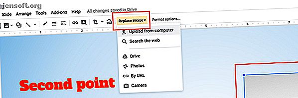 Comment créer une présentation Google Slides Remplacer Image