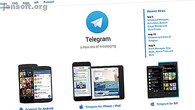 Utilisez Telegram pour parler à des amis en voyage