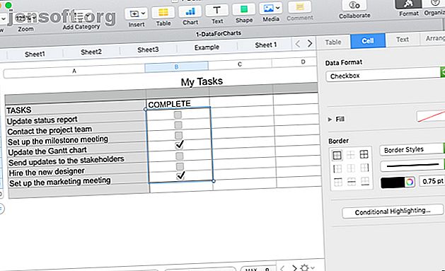 Utilisez Numbers sur votre Mac?  Voici comment ajouter des cases à cocher, des curseurs, des steppers, des classements par étoiles et des menus contextuels à vos feuilles de calcul.