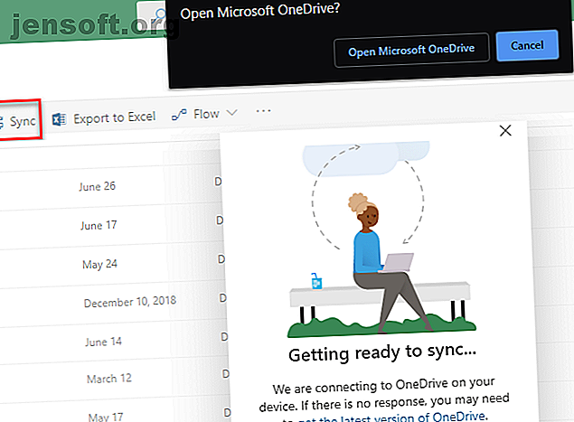 Microsoft SharePoint Sync à OneDrive