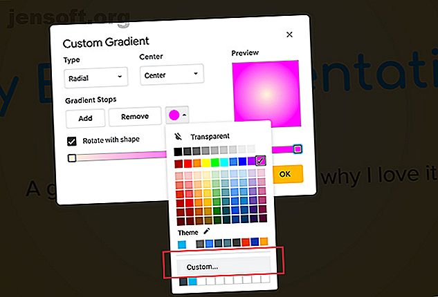 Google Slides Gradient Custom Color Stop