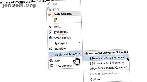 Habilite una pequeña característica en Microsoft Word y puede convertir cualquier unidad de medida en una de su elección.