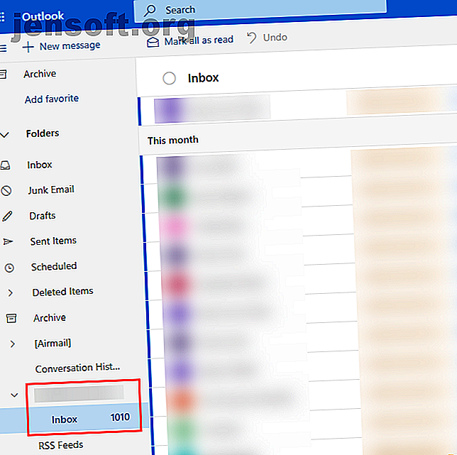 Email du compte POP dans Outlook.com