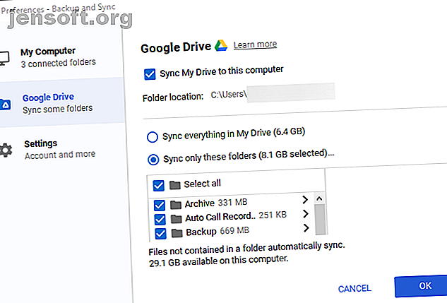 Google-Drive-Selective-Sync