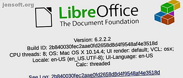 Écran À propos de LibreOffice