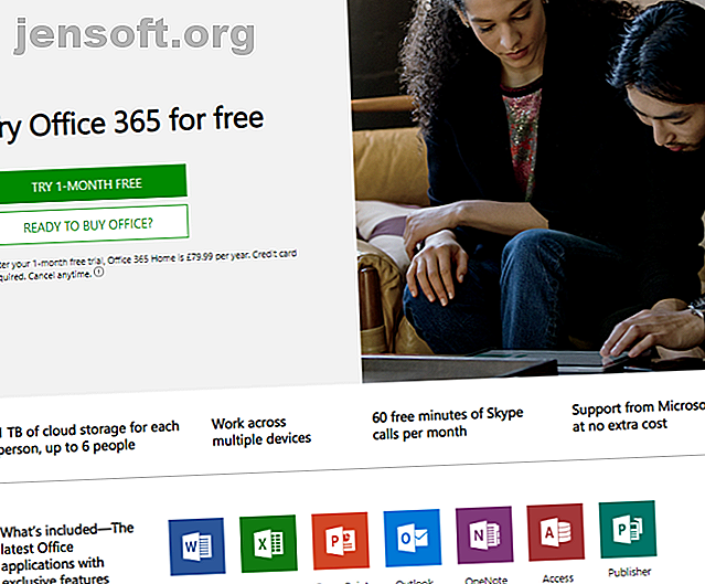 Microsoft Office try Office 365 d'essai