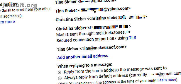 Ajoutez des alias de messagerie Gmail.