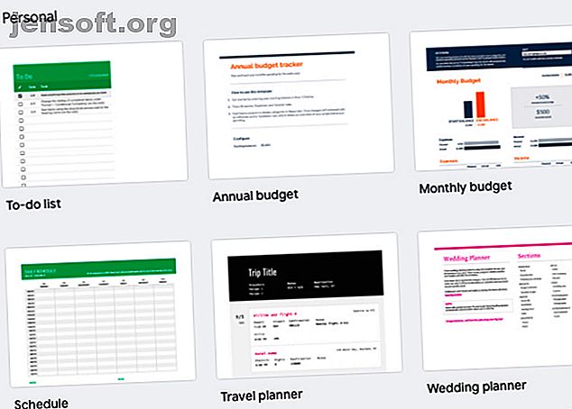 Du behøver ikke skinnende nye apps og websteder for at organisere dit liv.  Alt hvad du behøver er Google Sheets og disse pålidelige skabeloner.