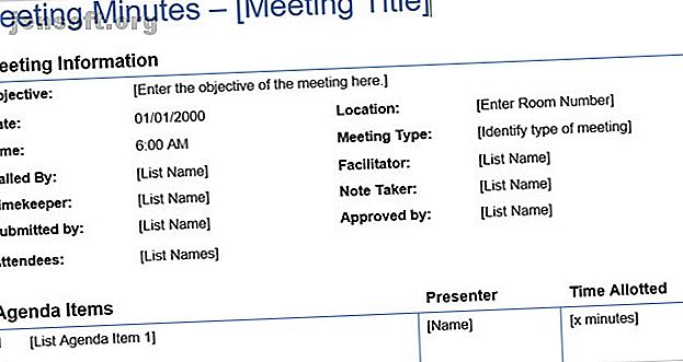 Procès-verbal détaillé de la réunion
