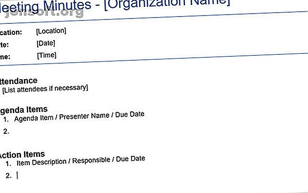 Protokollen fra mødeformat fanger det væsentlige.  Brug en af ​​disse mødeminutter-skabeloner til hurtigt at anvende MOM-formatet.