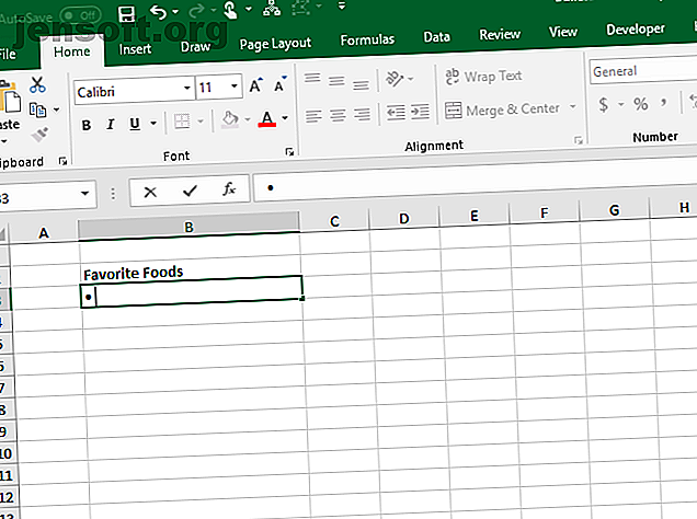 Σήμερα θα παρουσιάσουμε διάφορους τρόπους με τους οποίους μπορείτε να δημιουργήσετε μια λίστα με κουκκίδες στο Excel.