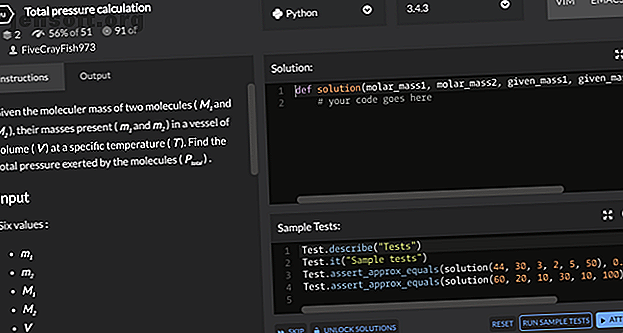 Les 5 meilleurs sites Web pour apprendre la programmation Python Les codewars des sites Web python