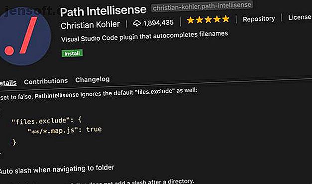 Path Intellisense extension pour Visual Studio Code