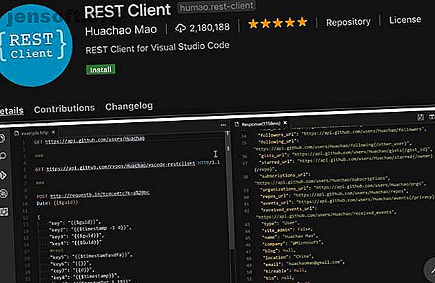 Extension du client REST pour le code Visual Studio