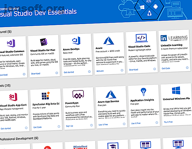 Visual Studio Dev Essentials