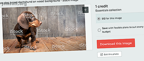 Page de téléchargement iStock
