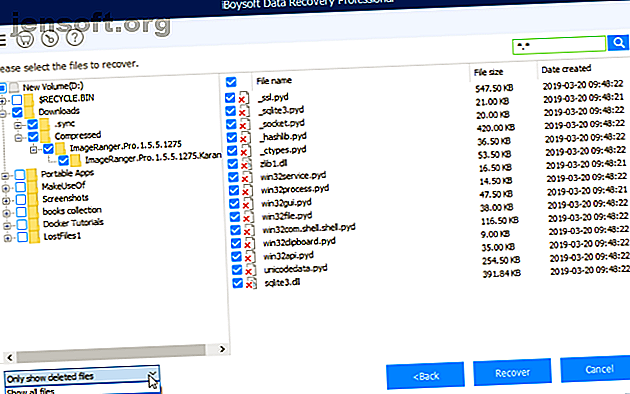 Processus de récupération de fichier iBoysoft