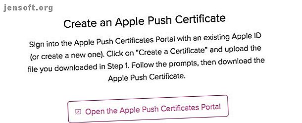 jamf crée maintenant un certificat Apple Push