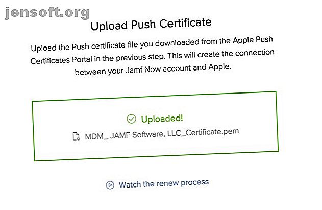jamf maintenant certificat de téléchargement Apple
