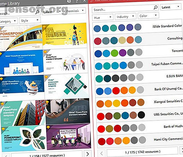 Comment iSlide peut surcharger votre prochaine présentation gratuitement dans la bibliothèque de couleurs du thème iSlide