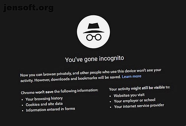 Le mode Incognito est la navigation privée de Google Chrome