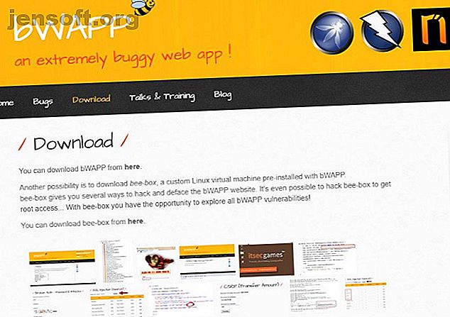 Le site web du BWAPP