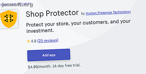 Shop Protector - Application de sécurité Shopify