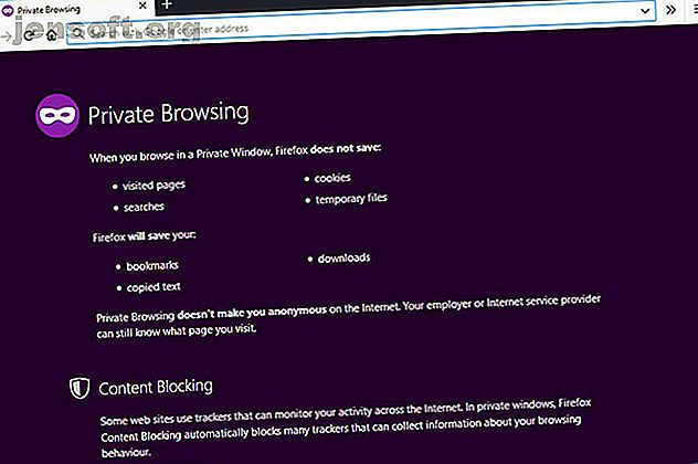Firefox Confidentialité Navigation privée
