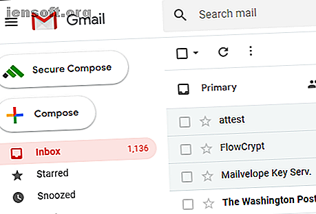 flowcrypt secure composer bouton boîte de réception gmail